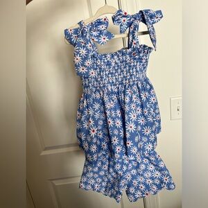 Cecil and Lou patriotic matching set, 3T.